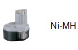 Acumulator bloc 9,6 V-3Ah cu închidere rapidă Ni-MH 9135 ― Magazin cu Produse si Accesorii Makita